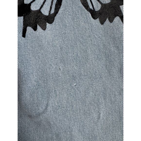 Simple Society Butterfly Wide Leg y2k Baggy Jeans Sz 27 - Picture 6 of 6